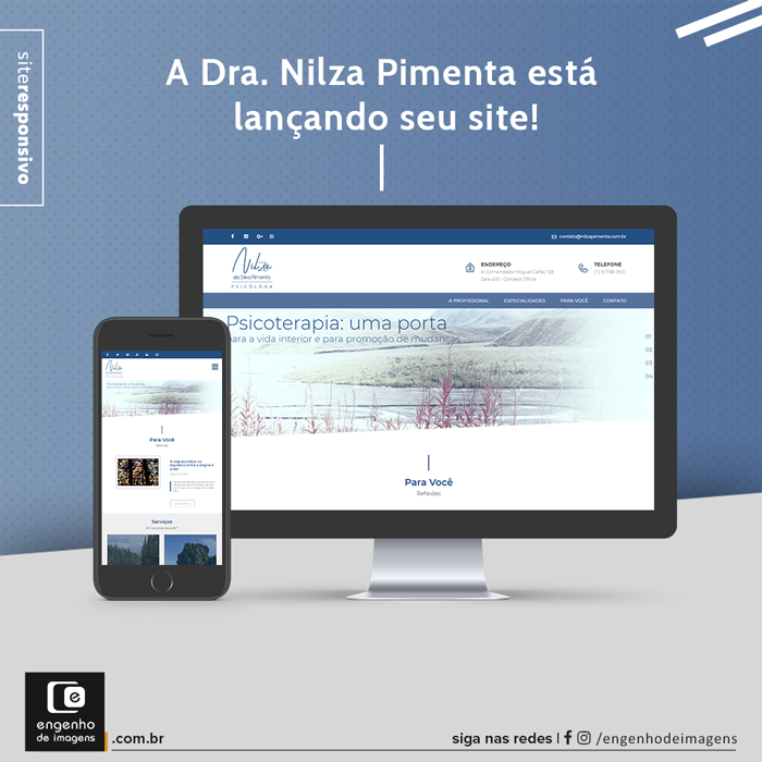 Novo site - Dra. Nilza Pimenta