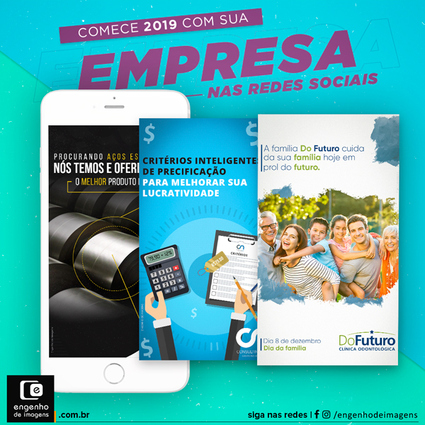 Comece 2019 com sua empresa nas redes sociais!