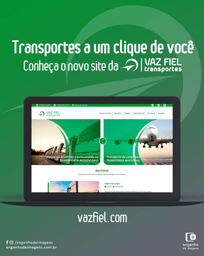 Site renovado: Vaz Fiel!