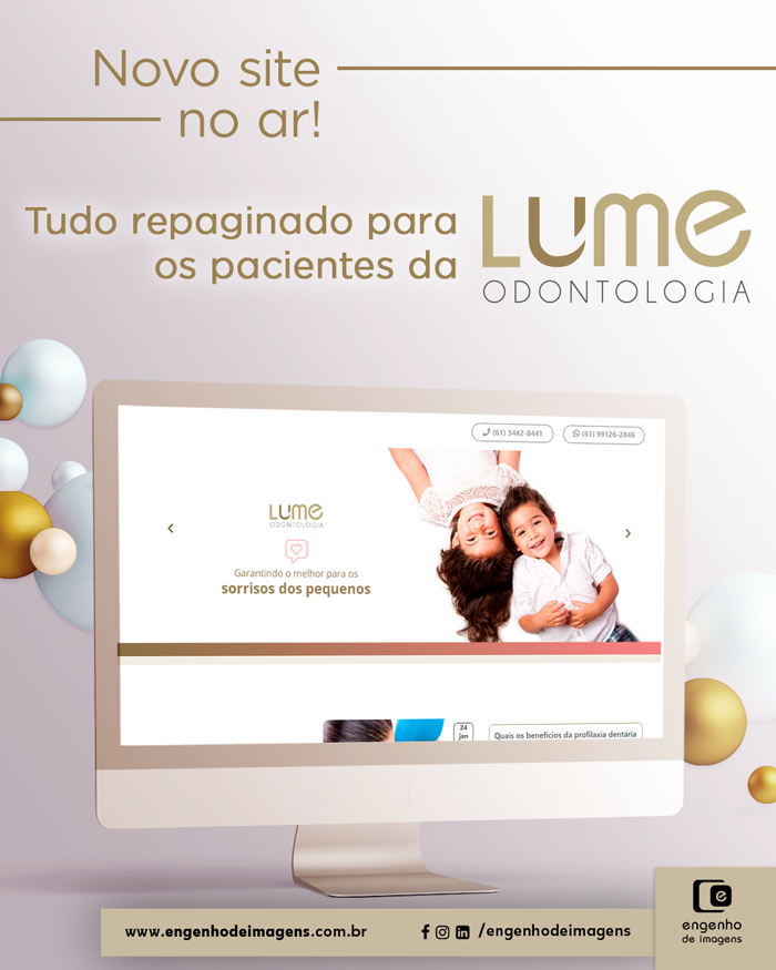 Novo site: Lume Odontologia!