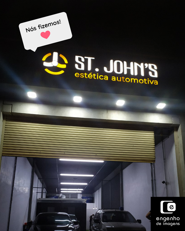 Resultado: logo ST. John's!