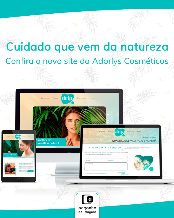 Novo site no ar: Adorlys Cosméticos!