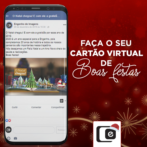 Faça o seu cartão virtual de boas festas!