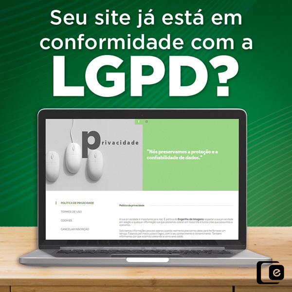 Seu site já está em conformidade com a LGPD?