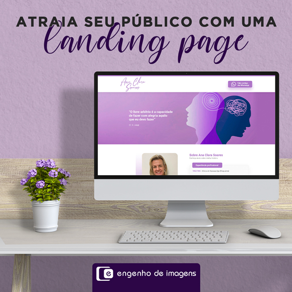 Atraia seu público com uma landing page