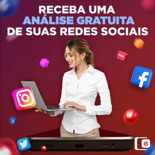 Receba uma análise gratuita de suas redes sociais