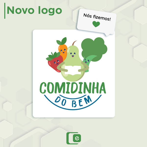 Novo logo: Comidinha do bem!