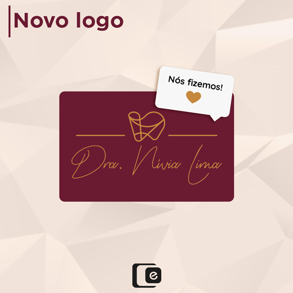 Novo logo: Dra. Nívia Lima