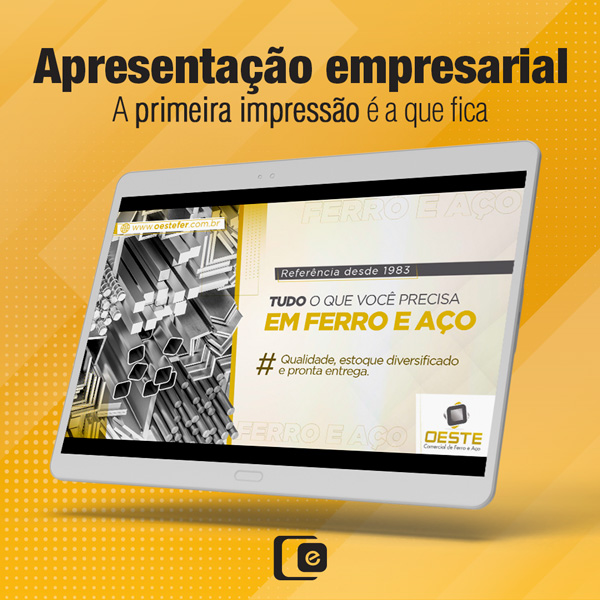 Apresentação empresarial: a primeira impressão é a que fica