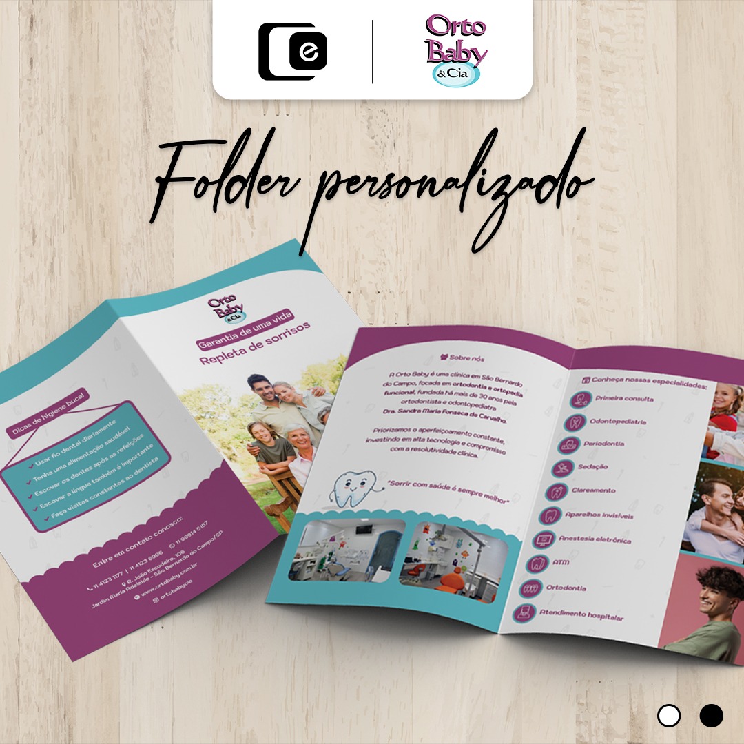 FOLDER e E-BOOK PERSONALIZADOS! 