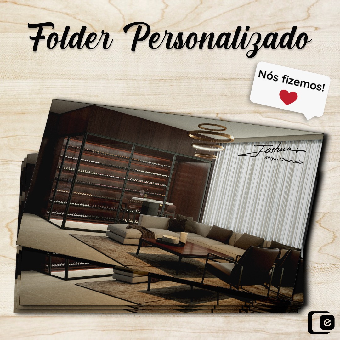 Mais um FOLDER PERSONALIZADO!