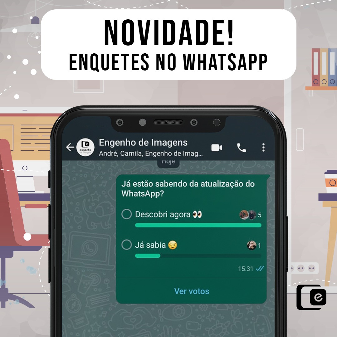 Chegou uma nova ferramenta no WHATSAPP! 