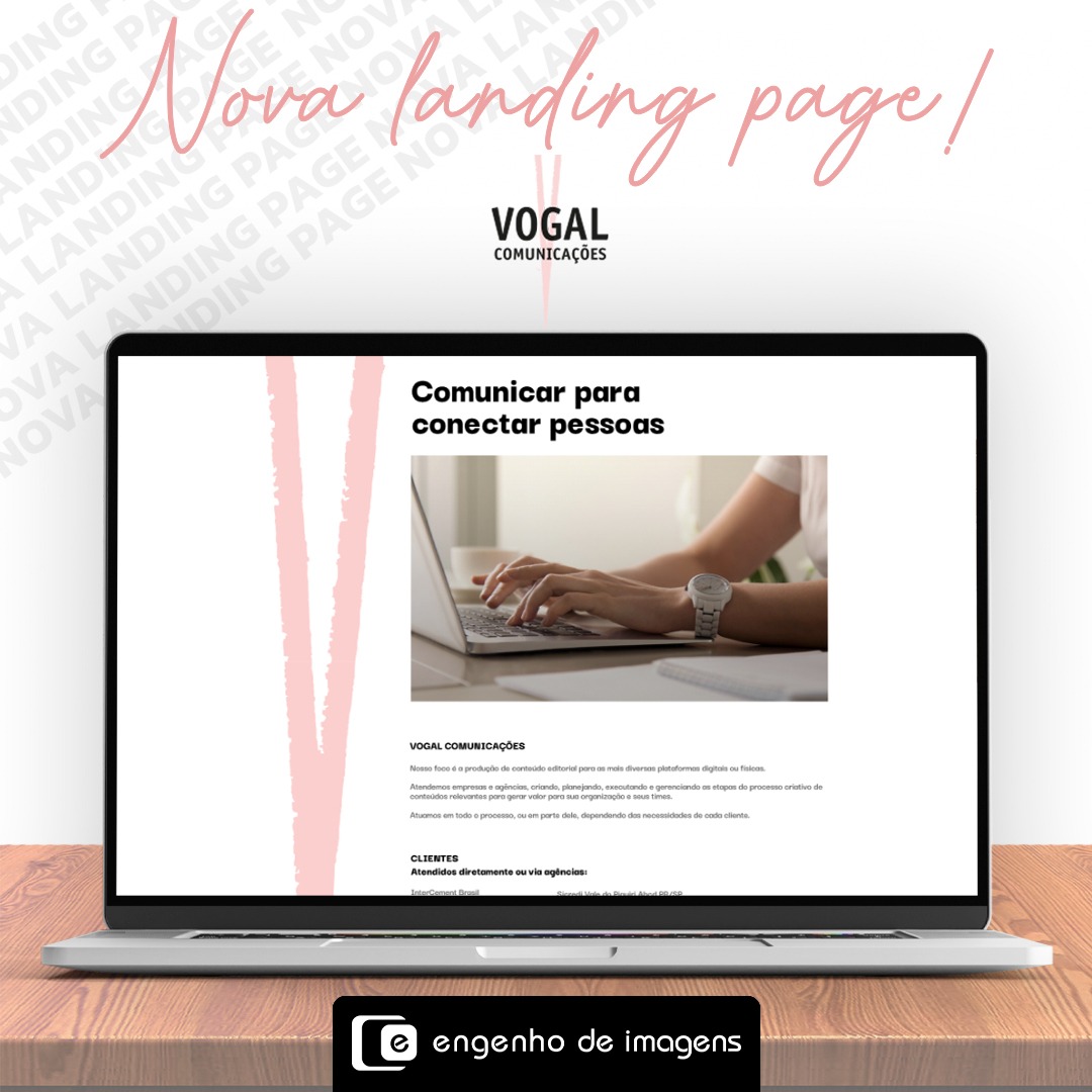 Conheça a nova LANDING PAGE da VOGAL COMUNICAÇÕES! 