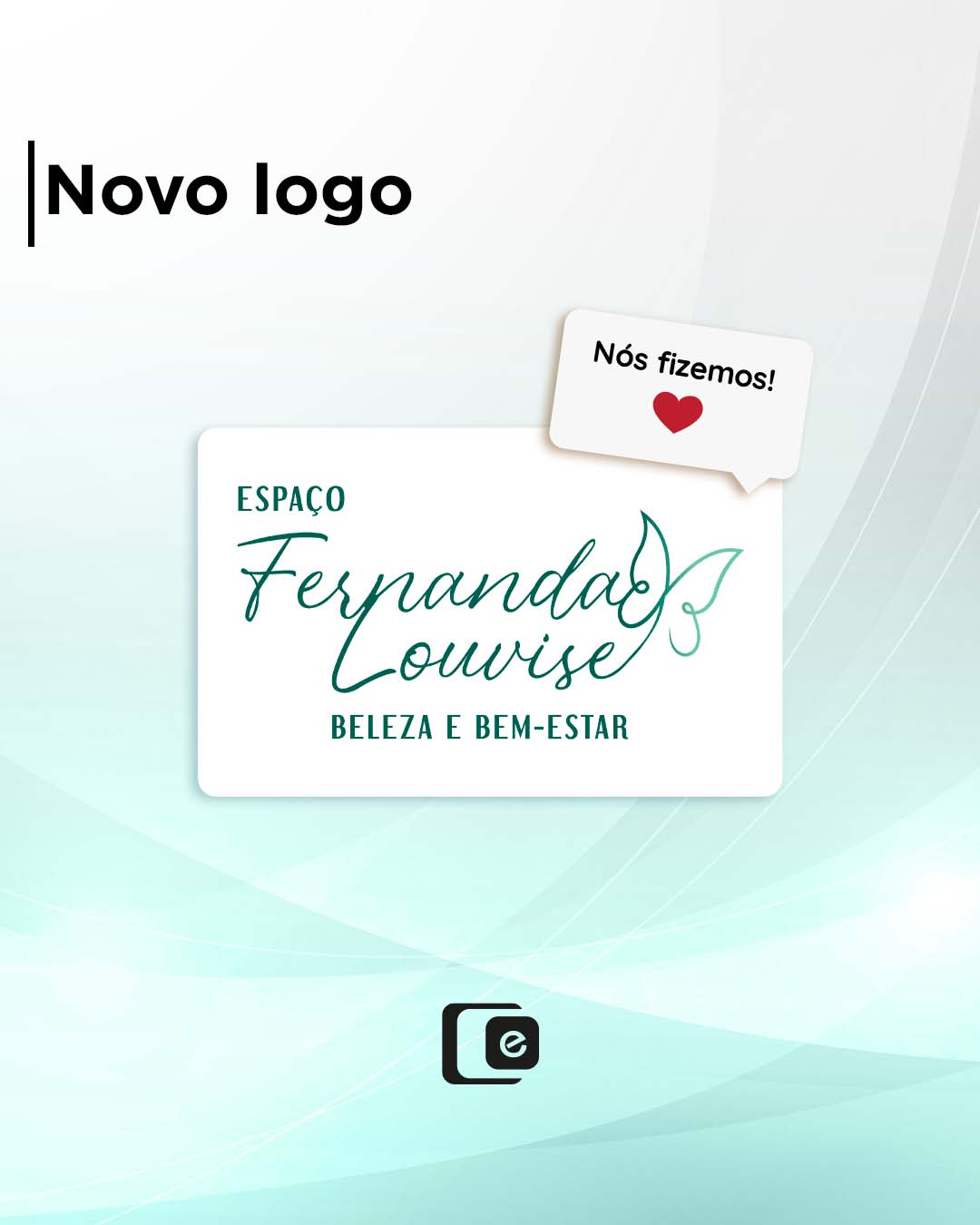 Desvendando a nova identidade: O logo do espaço Fernanda Louvise