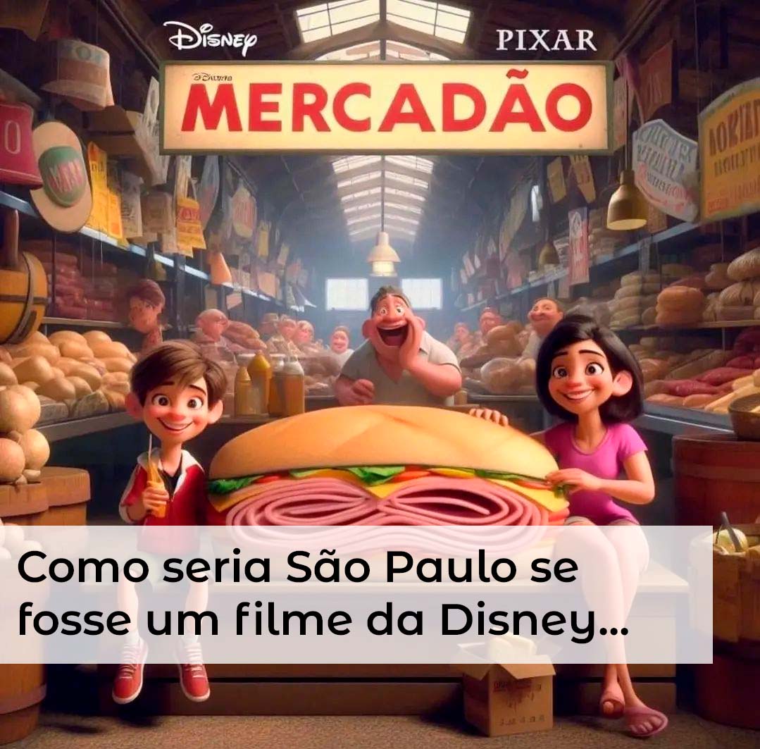 E se São Paulo fosse o cenário de um clássico da Disney? 