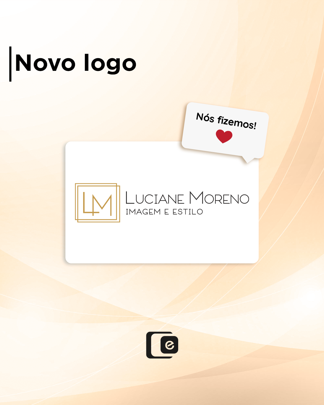 Nova logo para a Luciane Moreno!