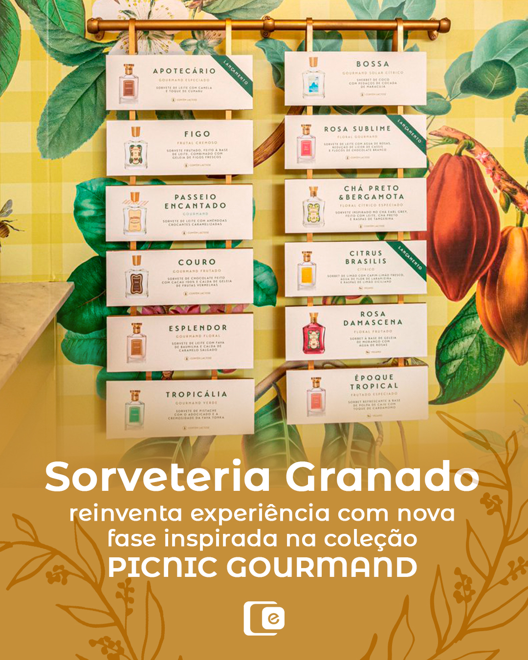 A Granado apresenta uma nova fase da Sorveteria Granado, marcada por uma identidade visual atualizada e o lançamento de três sabores inéditos.