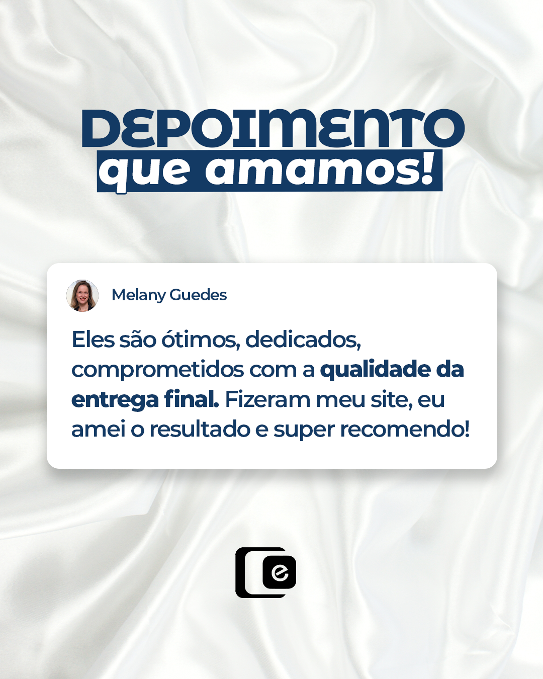  Receber mensagens como essa nos mostra que todo o cuidado, dedicação e atenção aos detalhes realmente fazem a diferença no resultado final (e que valem muito!).