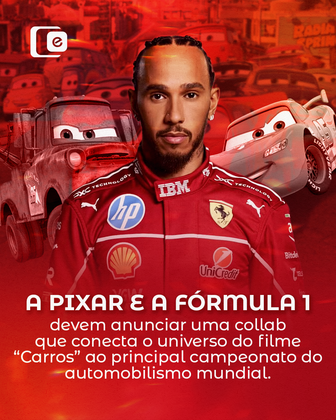 Você imaginou o universo da animação acelerando nas pistas da principal categoria do automobilismo mundial?