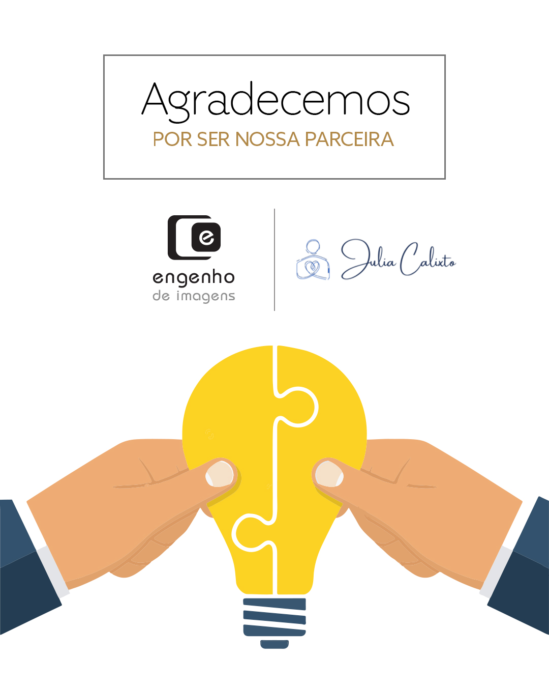 Julia Calixto + Engenho de Imagens: Estratégia que comunica autoridade.