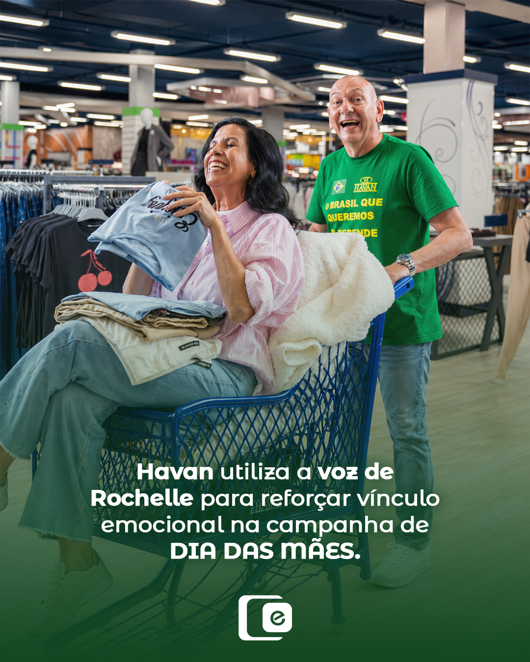 O poder do "gatilho vocal": a estratégia da Havan com a voz da Rochelle.