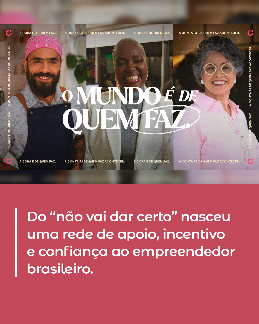 Quando uma marca entende a dor real do seu público, a campanha deixa de ser só divulgação e vira identificação.