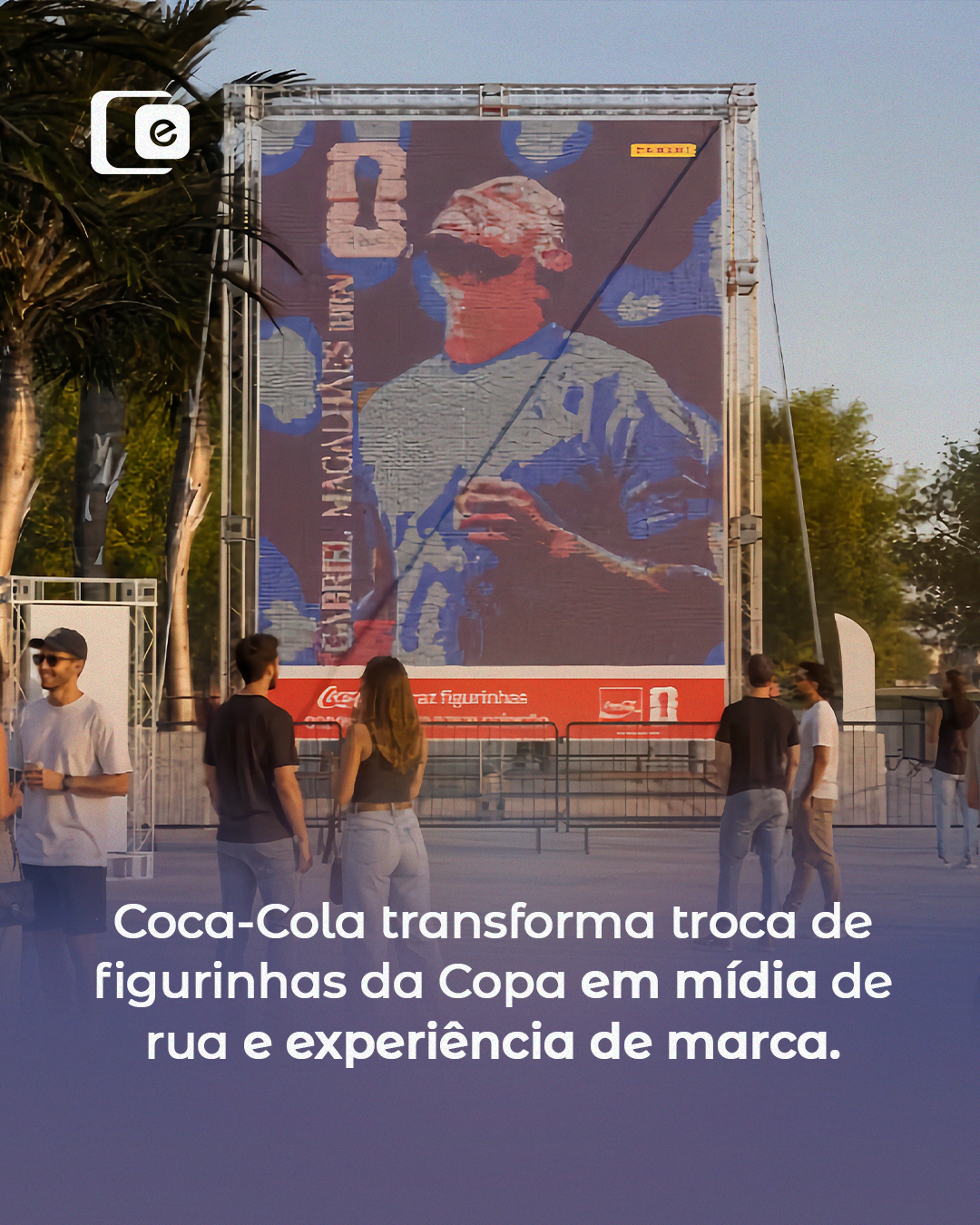 A tradicional dinâmica de colecionar figurinhas dos jogadores ganhou um novo formato.
