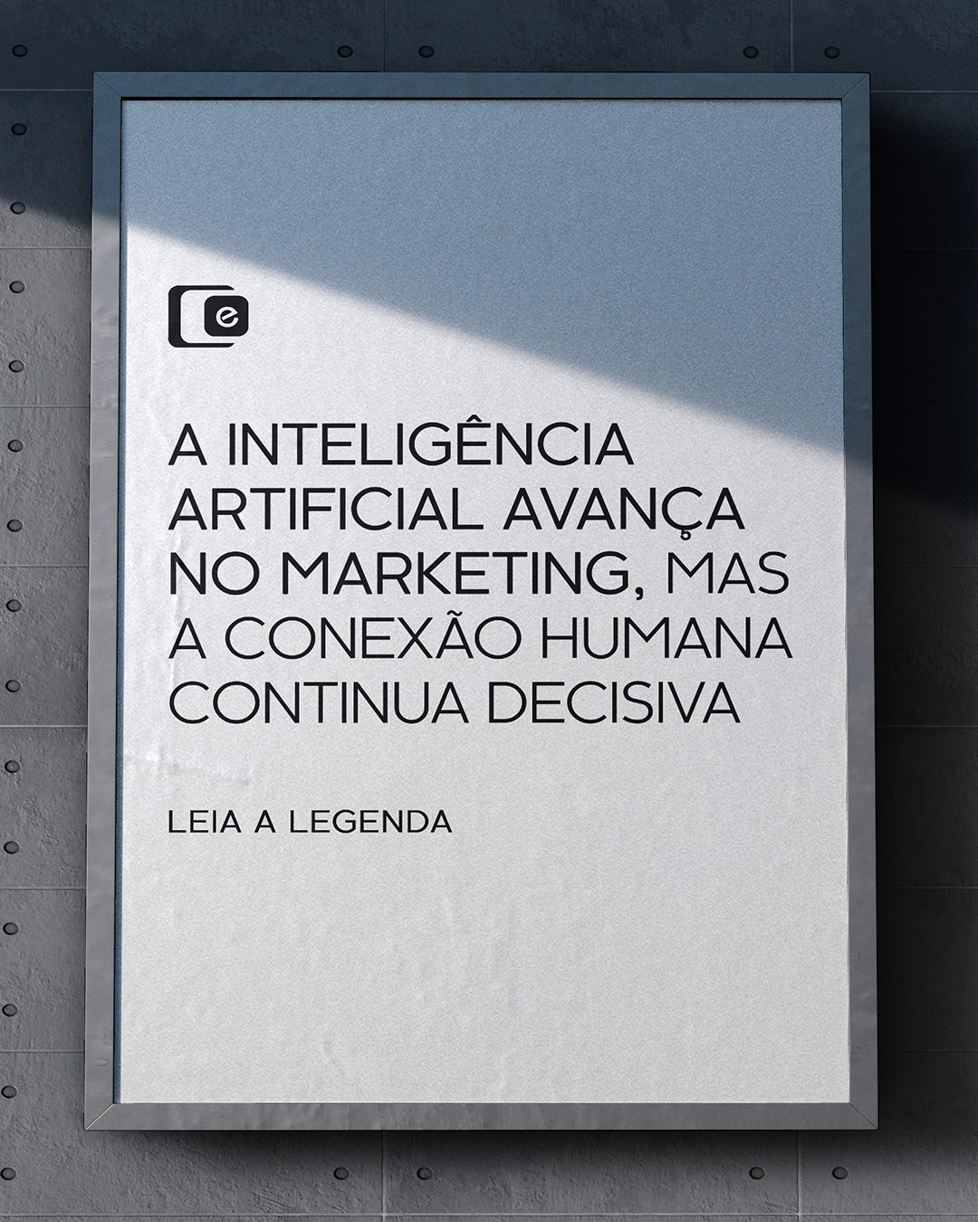 A IA pode criar conteúdo, mas quem cria conexão ainda somos nós.